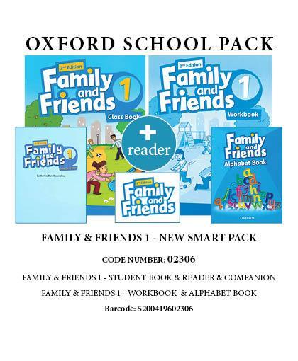 FAMILY AND FRIENDS 1 NEW SMART PACK (SB + WB + COMPANION + ALPHABET BOOK + READER) - 02306 2ND ED