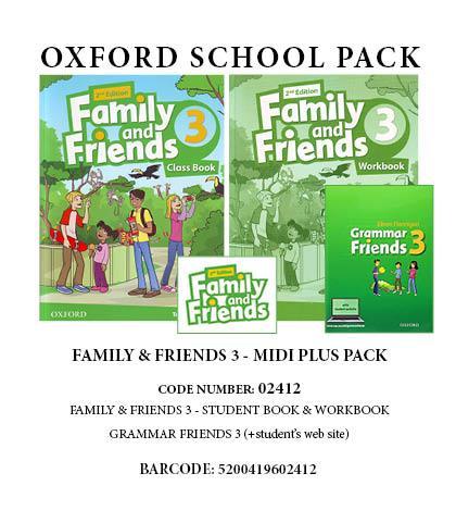 FAMILY AND FRIENDS 3 SKILL PACK (SB+ WB+ GRAMMAR FRIENDS 3) - 02412 2ND ED