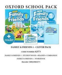 FAMILY AND FRIENDS 1 CLEVER PACK (SB + WB + COMPANION + READER) - 02573 2ND ED