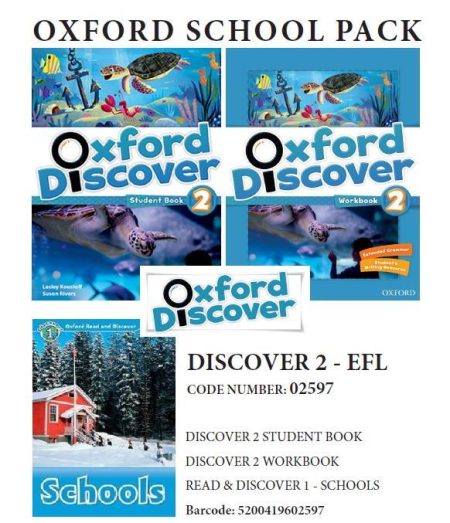 OXFORD DISCOVER 2 PACK EFL (INCL. SB + WB + READER: SCHOOLS) - 02597