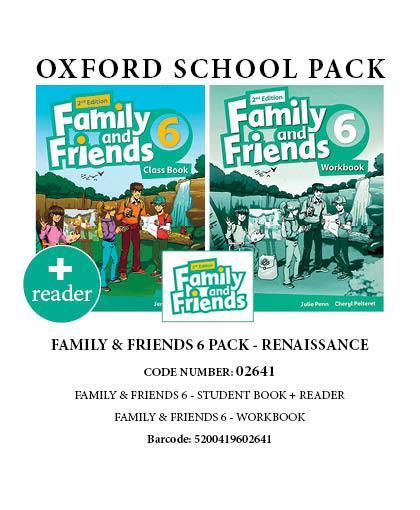 FAMILY AND FRIENDS 6 RENAISSANCE PACK (SB + WB + GLOSSARY+ READER) - 02641