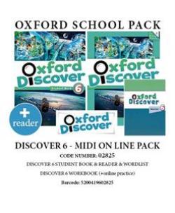 OXFORD DISCOVER 6 PACK MIDI ONLINE (SB + WB WITH ONLINE PRACTICE + WORDLIST + READER) - 02825