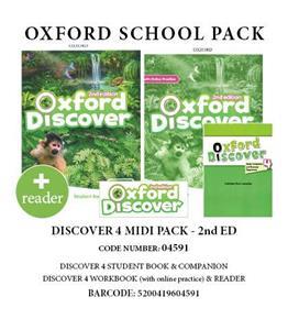 OXFORD DISCOVER 4 PACK MIDI (SB+ WB (WITH ONLINE)+ COMPANION+ READER) - 04591 2ND ED