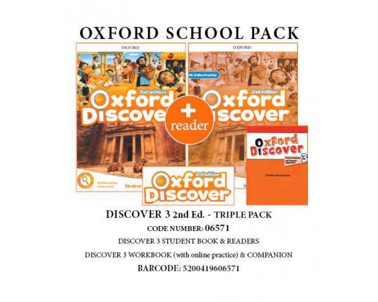 OXFORD DISCOVER 3 2ND ED TRIPLE PACK - 06571