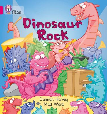 COLLINS BIG CAT : DINOSAUR ROCK BAND 01A/PINK A PB