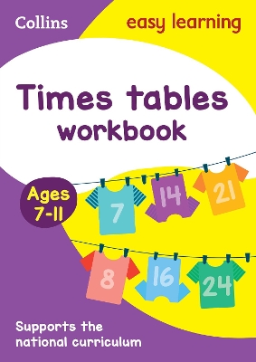 TIMES TABLES WORKBOOK AGES 7-11 (COLLINS EASY LEARNING KS 2) PB