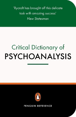 PENGUIN DICTIONARY : PSYCHOANALYSIS  PB B