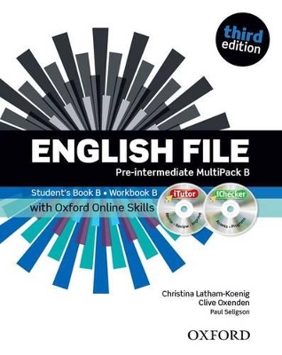 ENGLISH FILE 3RD ED PRE-INTERMEDIATE MULTI PACK B (+ ITUTOR + ICHECKER + ONLINE SKILLS) 3RD ED