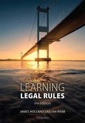 LEARNING LEGAL RULES 9TH ED PB