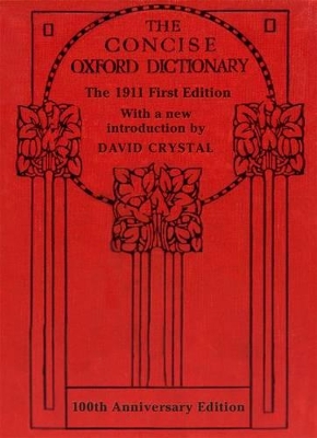 OXFORD CONCISE ENGLISH DICTIONARY CLASSIC 1ST ED HC