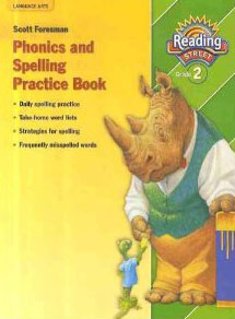 SCOTT FORESMAN READING STREET PRACTICE BOOK (LEVEL 2, GRADE1) (PHONICS AND SPELLING) PB