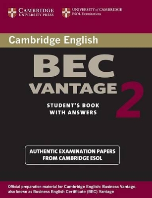 CAMBRIDGE BEC VANTAGE 2 SB W/A