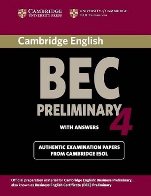 CAMBRIDGE BEC PRELIMINARY 4 SB W/A