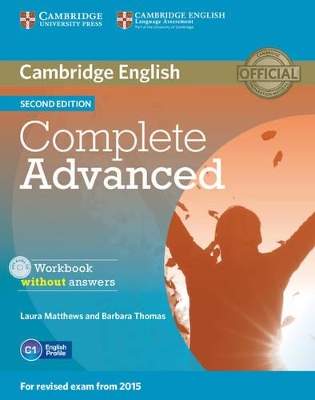 COMPLETE ADVANCED WB (+ CD) 2ND ED