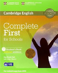 COMPLETE FIRST FOR SCHOOLS SB PACK (+ WB + CD + CD-ROM)