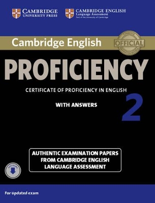 CAMBRIDGE ENGLISH PROFICIENCY FOR UPDATED EXAM 2 SELF STUDY PACK (+ ON LINE AUDIO)