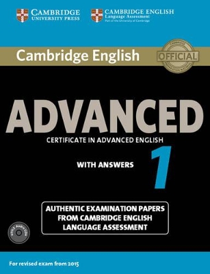 CAMBRIDGE ENGLISH ADVANCED 1 SELF STUDY PACK (FOR REVISED EXAM FROM 2015)
