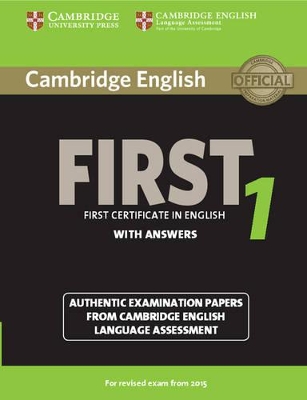 CAMBRIDGE ENGLISH FIRST 1 SB W/A (FOR REVISED EXAM FROM 2015)