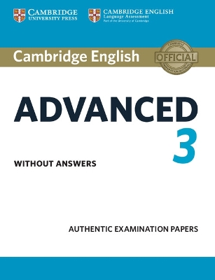 CAMBRIDGE ENGLISH ADVANCED 3 SB WO/A