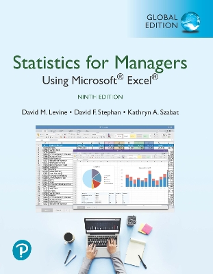 STATISTICS FOR MANAGERS USING MICROSOFT EXCEL 9TH ED