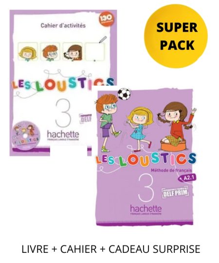 LES LOUSTICS 3 SUPER PACK (LIVRE + CAHIER + CADEAU SURPRISE)