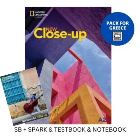 NEW CLOSE-UP A2 PACK FOR GREECE (SB + SPARK   TESTBOOK   NOTEBOOK)