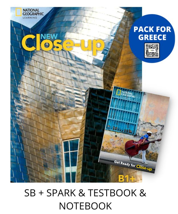 NEW CLOSE-UP B1+ PACK FOR GREECE (SB + SPARK TESTBOOK NOTEBOOK)