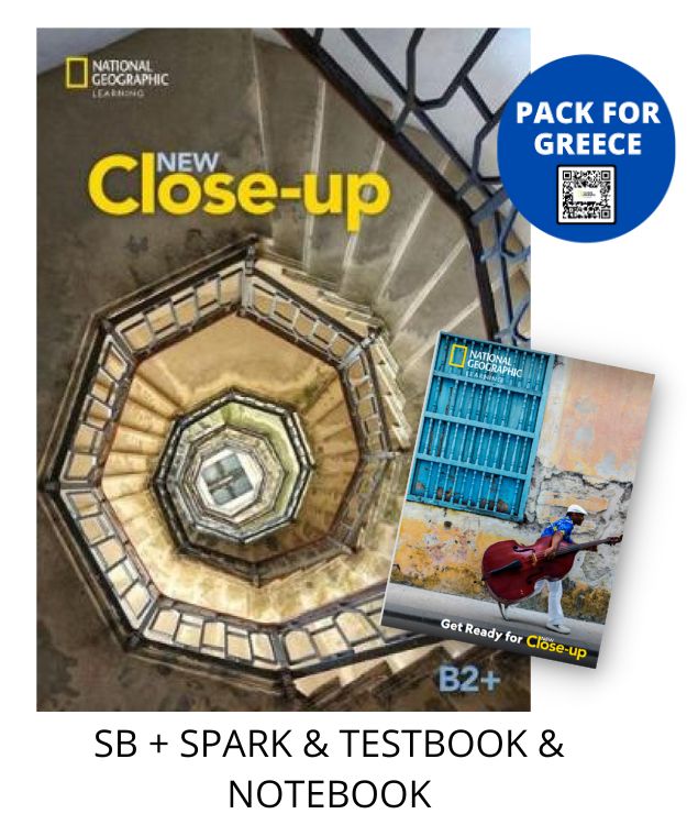NEW CLOSE-UP B2+ PACK FOR GREECE (SB + SPARK TESTBOOK NOTEBOOK)