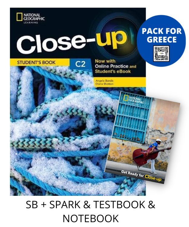CLOSE-UP C2 PACK FOR GREECE (SB + SPARK TESTBOOK NOTEBOOK) 2ND ED