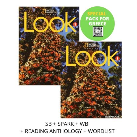 LOOK 1 SPECIAL PACK FOR GREECE (SB + SPARK + WB + READING ANTHOLOGY   WORDLIST) BRIT. ED