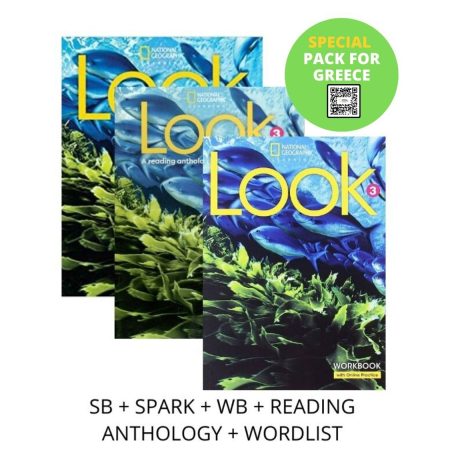 LOOK 3 SPECIAL PACK FOR GREECE (SB + SPARK + WB + READING ANTHOLOGY   WORDLIST) BRIT. ED