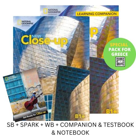 NEW CLOSE-UP B1+ SPECIAL PACK FOR GREECE (SB + SPARK + COMPANION   TESTBOOK   NOTEBOOK)