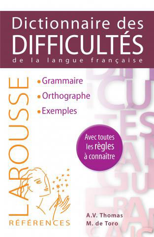 DICTIONNAIRE DES DIFFICULTES DE LA LANGUE FRANCAISE PB B FORMAT