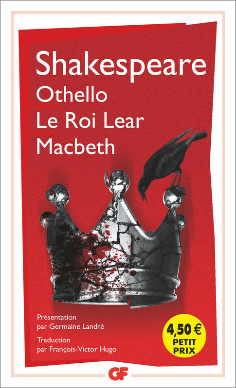 GF OTHELLO - MACBETH - LE ROI LEAR POCHE