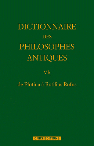 DE PLOTINA A RUTILIUS RUFUS DICTIONNAIRE
