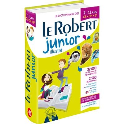 LE ROBERT DICTIONNAIRE JUNIOR ILLUSTRE 7/11 ANS 2021