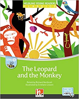 YOUNG READERS THE LEOPARD AND THE MONKEY (YOUNG READERS B) ( + MP3 PACK)